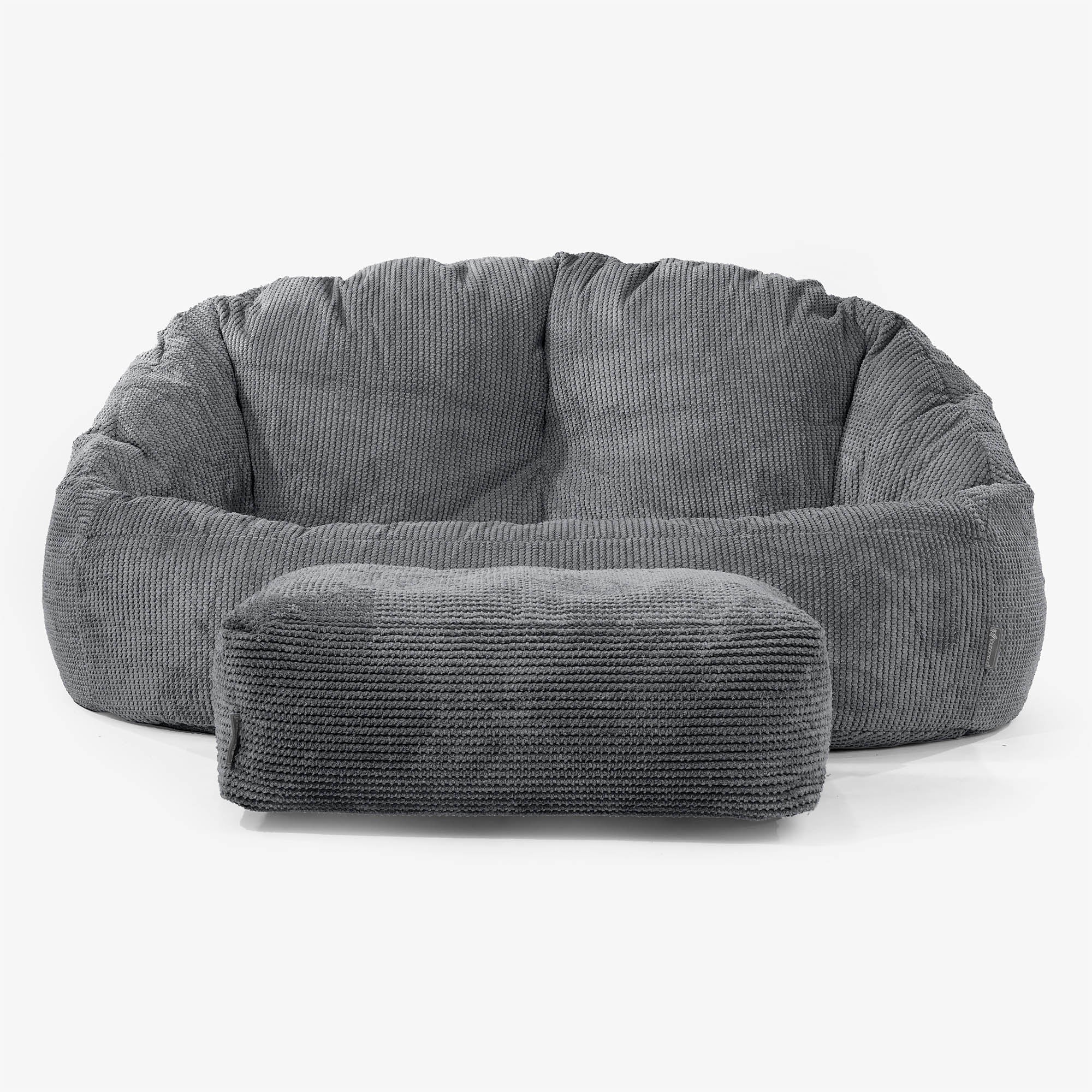 Saccosäck Soffa Bubble - Pom-pom Svart - Image 2