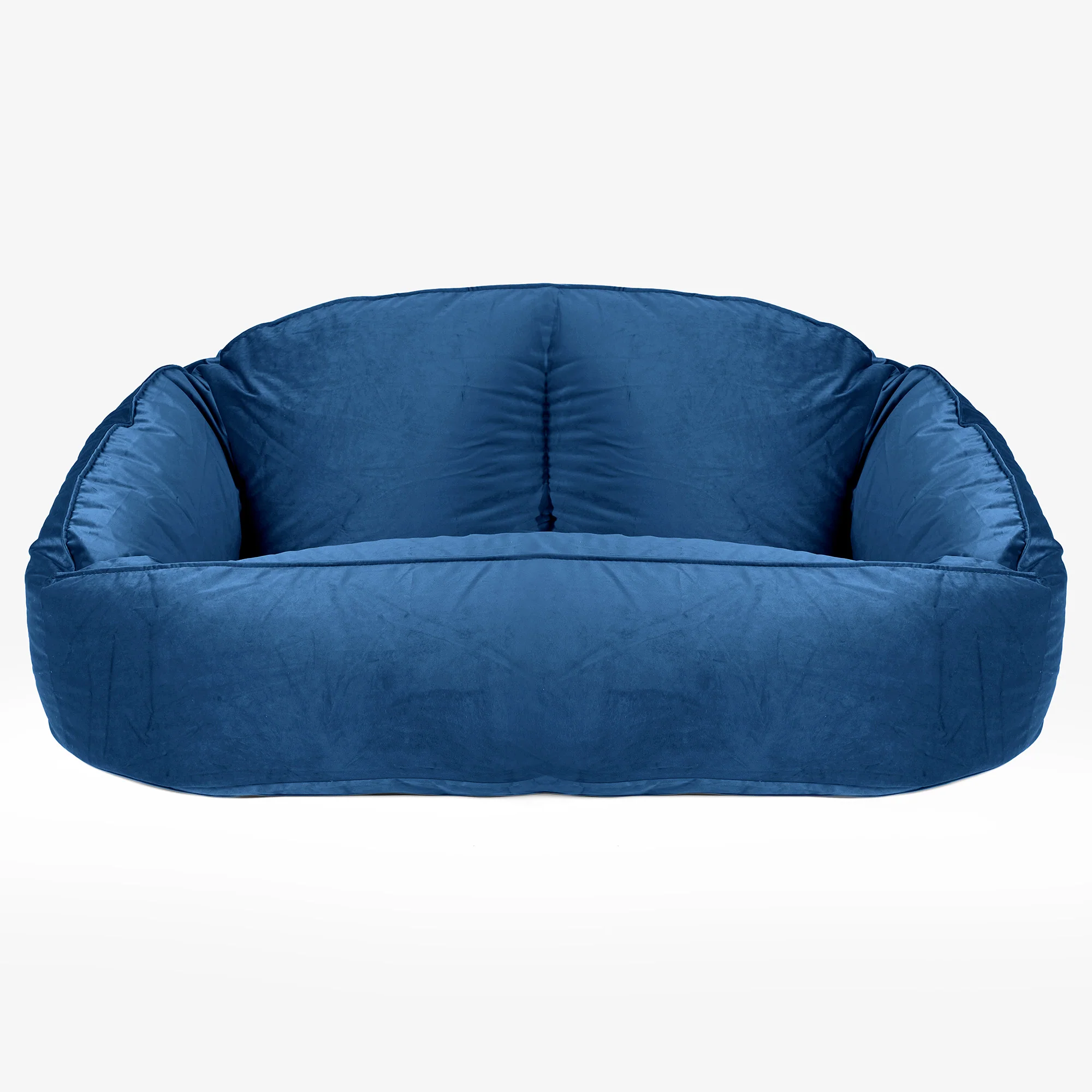 Saccosäck Soffa Bubble - Sammet Navy