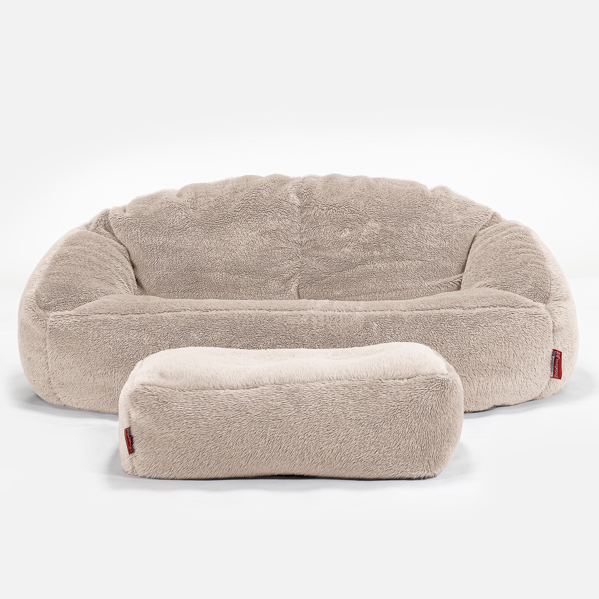 Saccosäck Soffa Bubble - Teddy-fuskpäls Minkbrun - Image 2