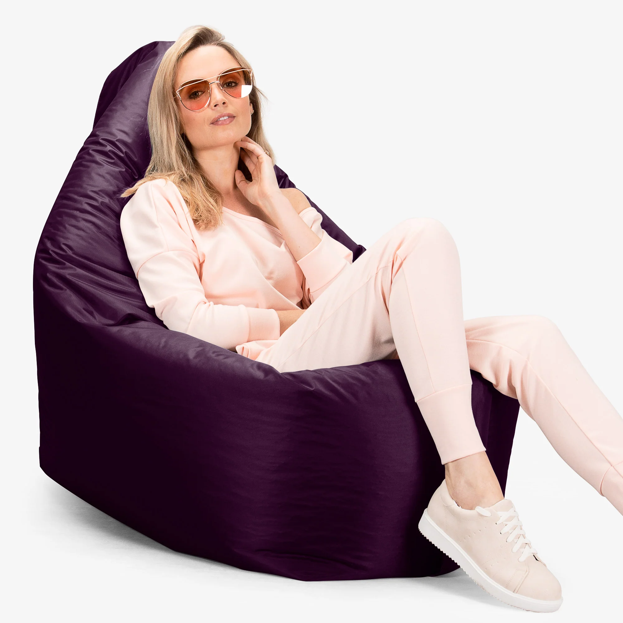 Saccosäck XXL Outdoor - SmartCanvas™ Lila - Image 6
