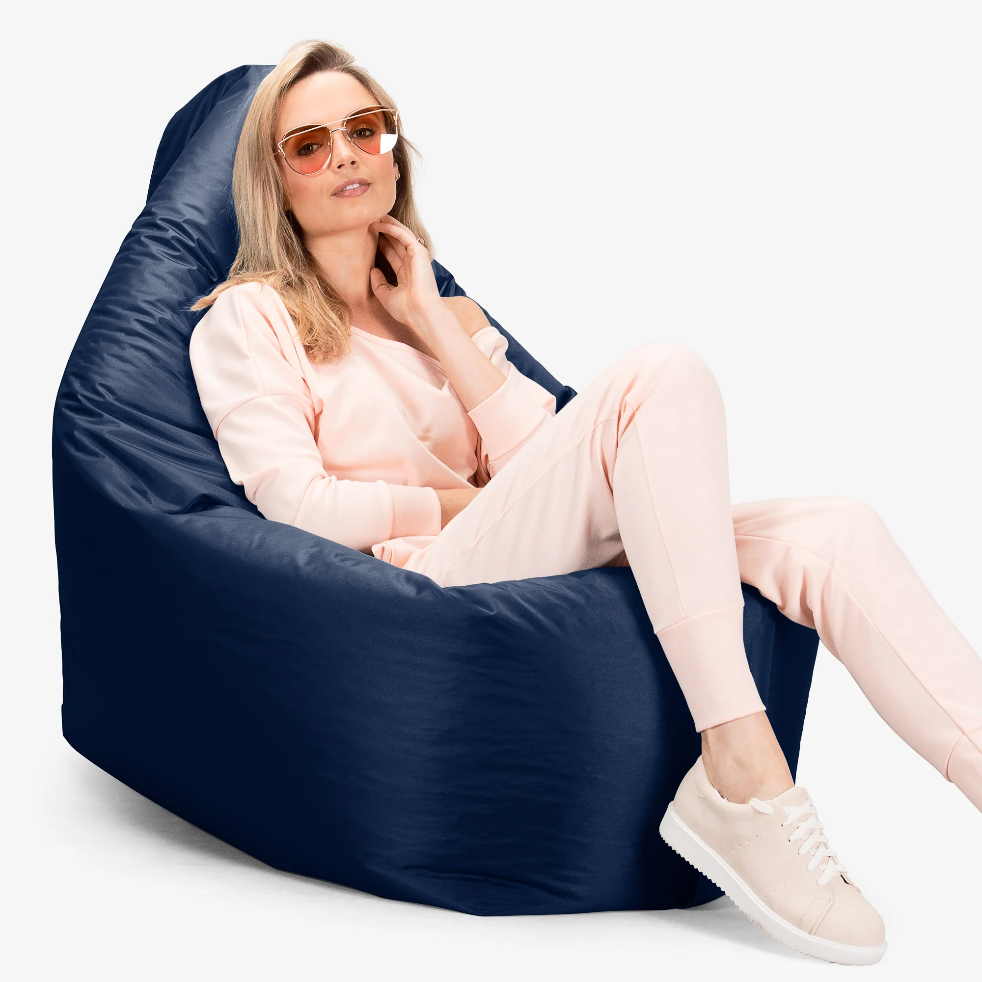 Saccosäck XXL Outdoor - SmartCanvas™ Marinblå - Image 6