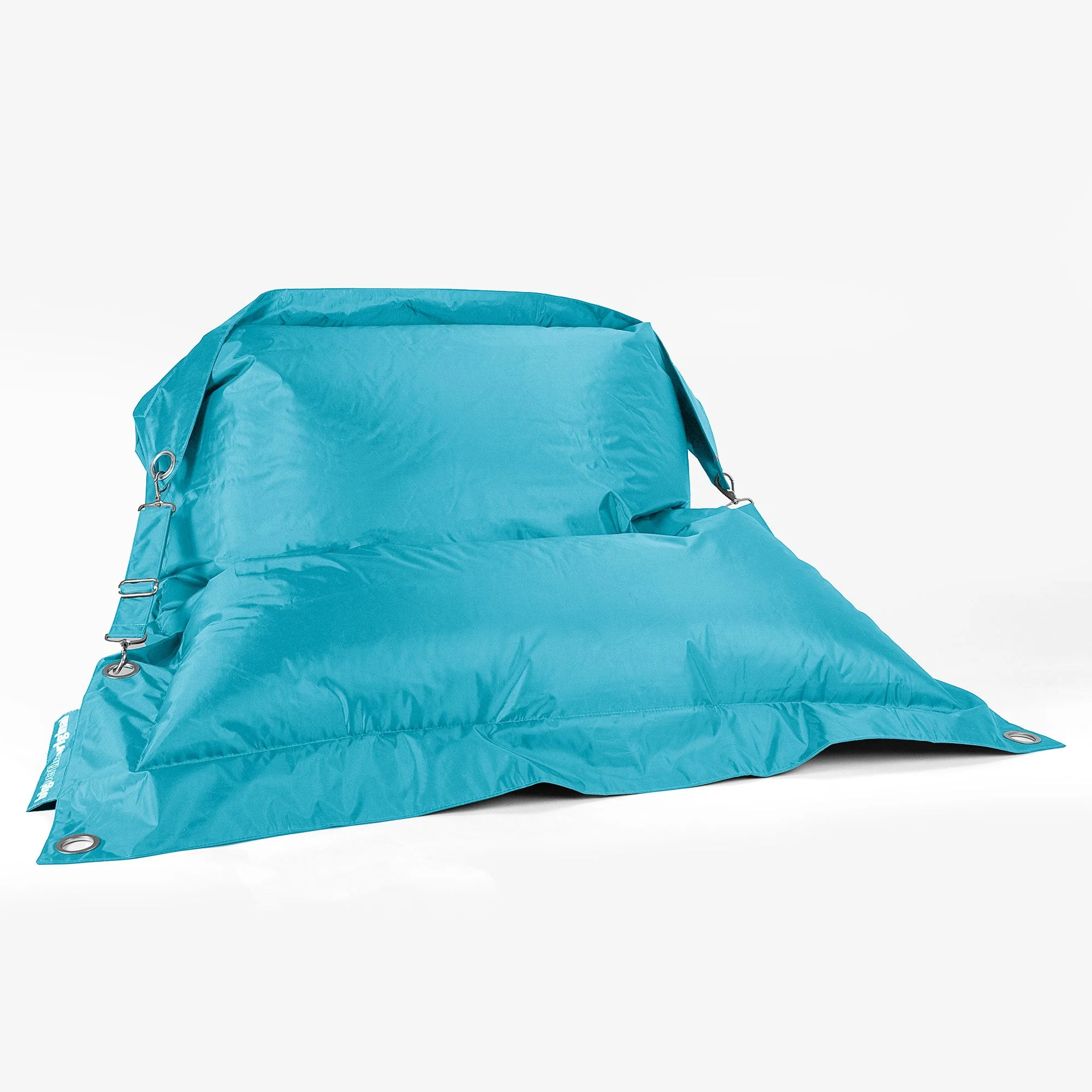 Saccosäck XXL Outdoor 'Med Remmar' - SmartCanvas™ Cyan