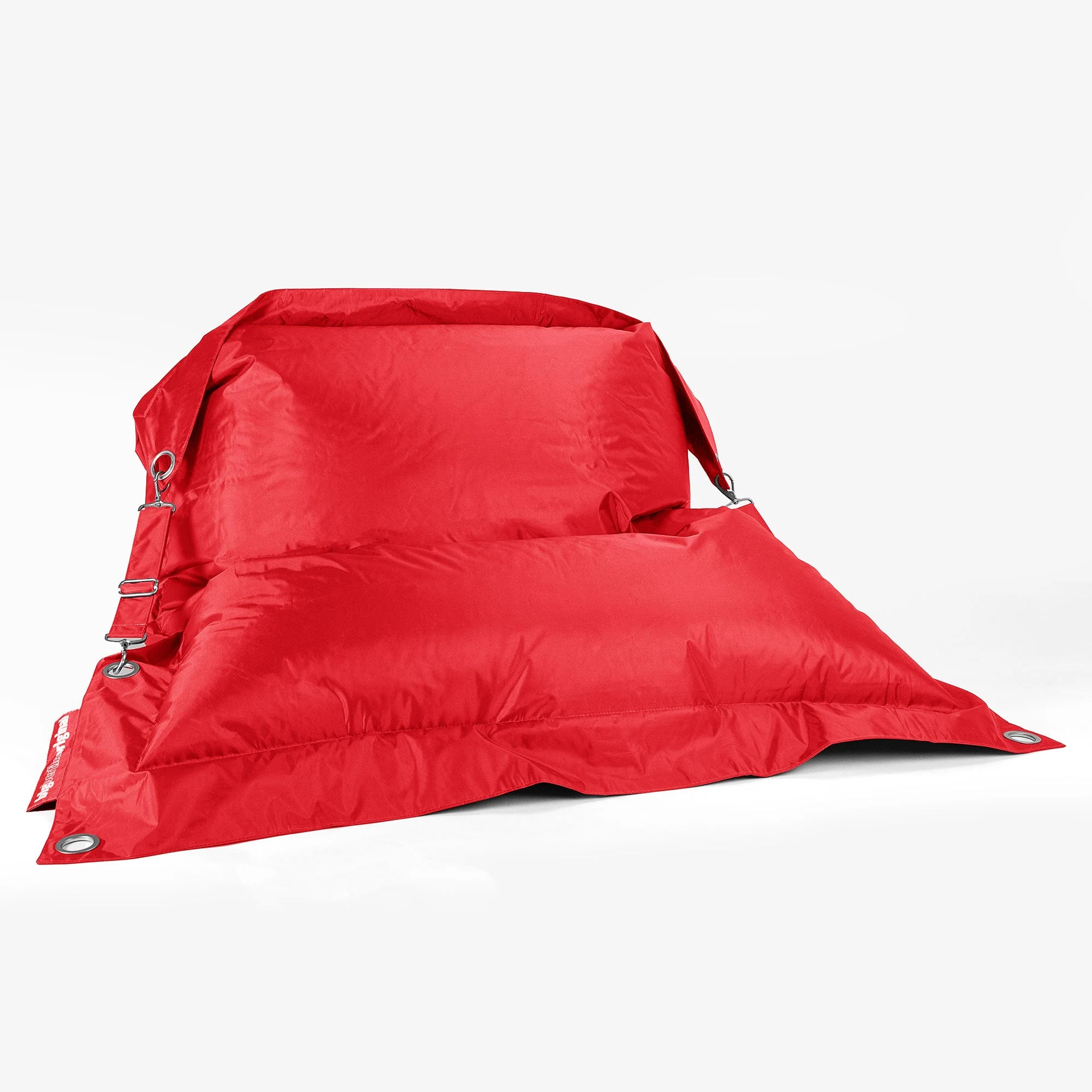 Saccosäck XXL Outdoor 'Med Remmar' - SmartCanvas™ Röd