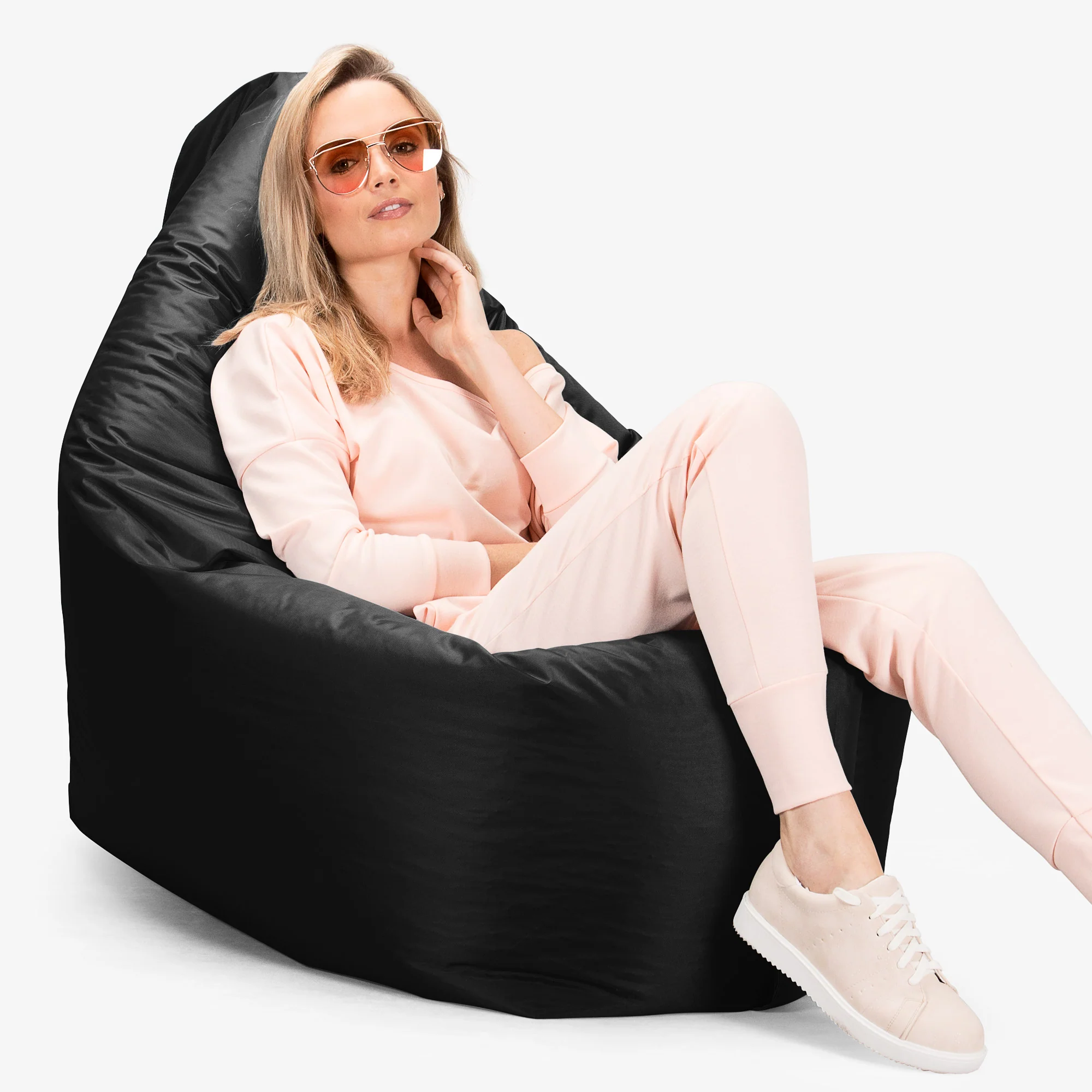 Saccosäck XXL Outdoor - SmartCanvas™ Svart - Image 6