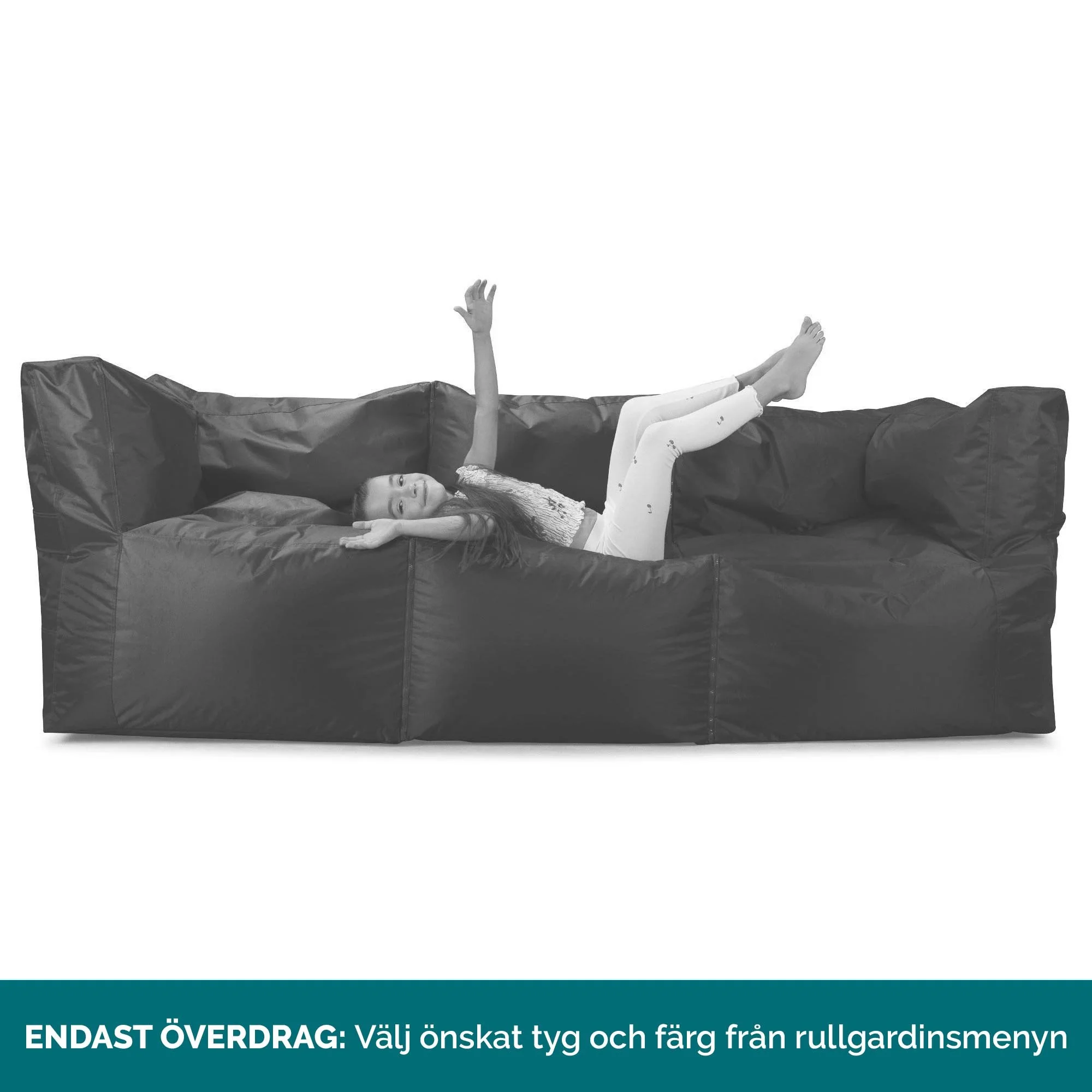 Saccosäcksoffa 3 styck Outdoor ENDAST ÖVERDRAG - Ersättning/reservdelar