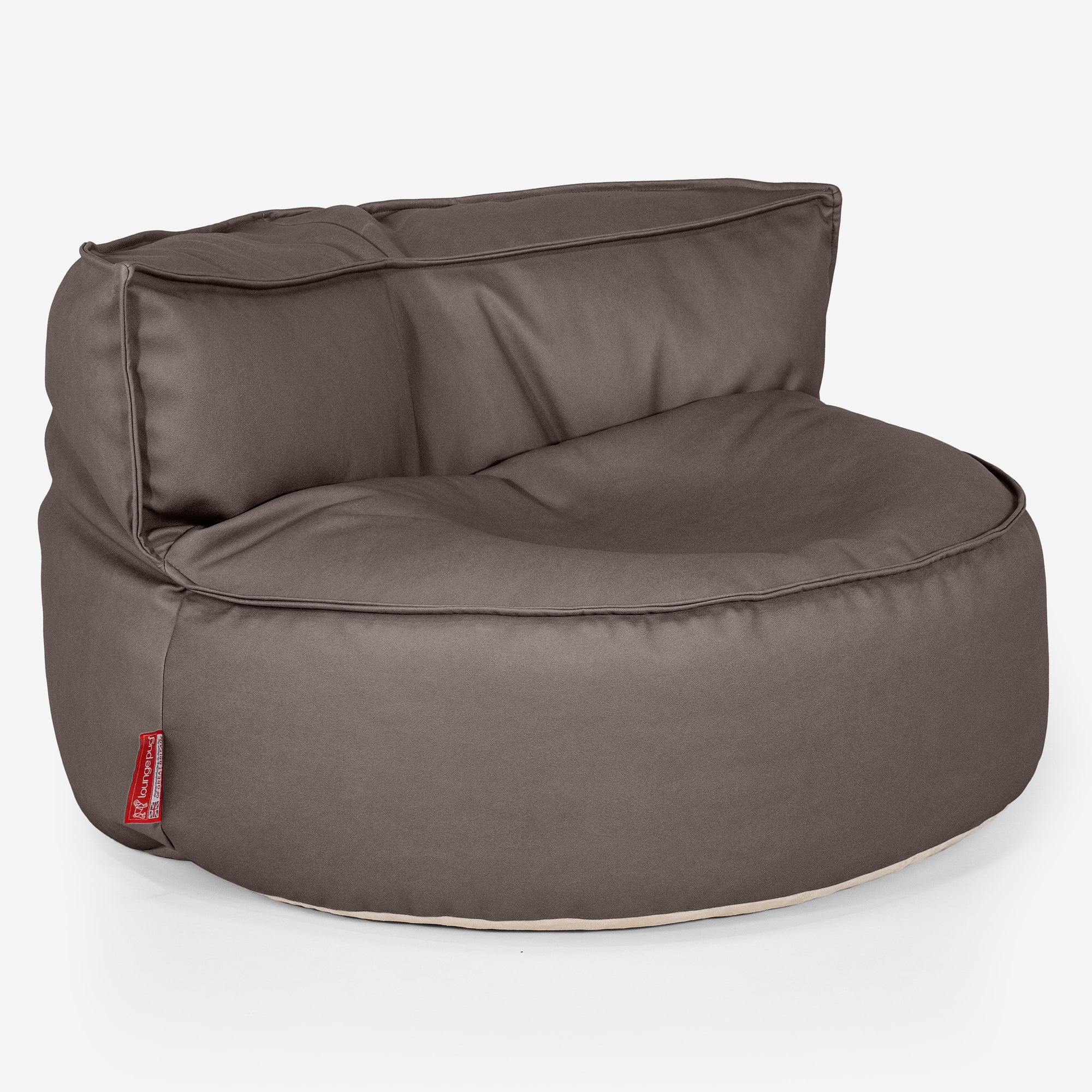 Saccosäcksoffan Chloe - Veganskt Läder Chokladbrun