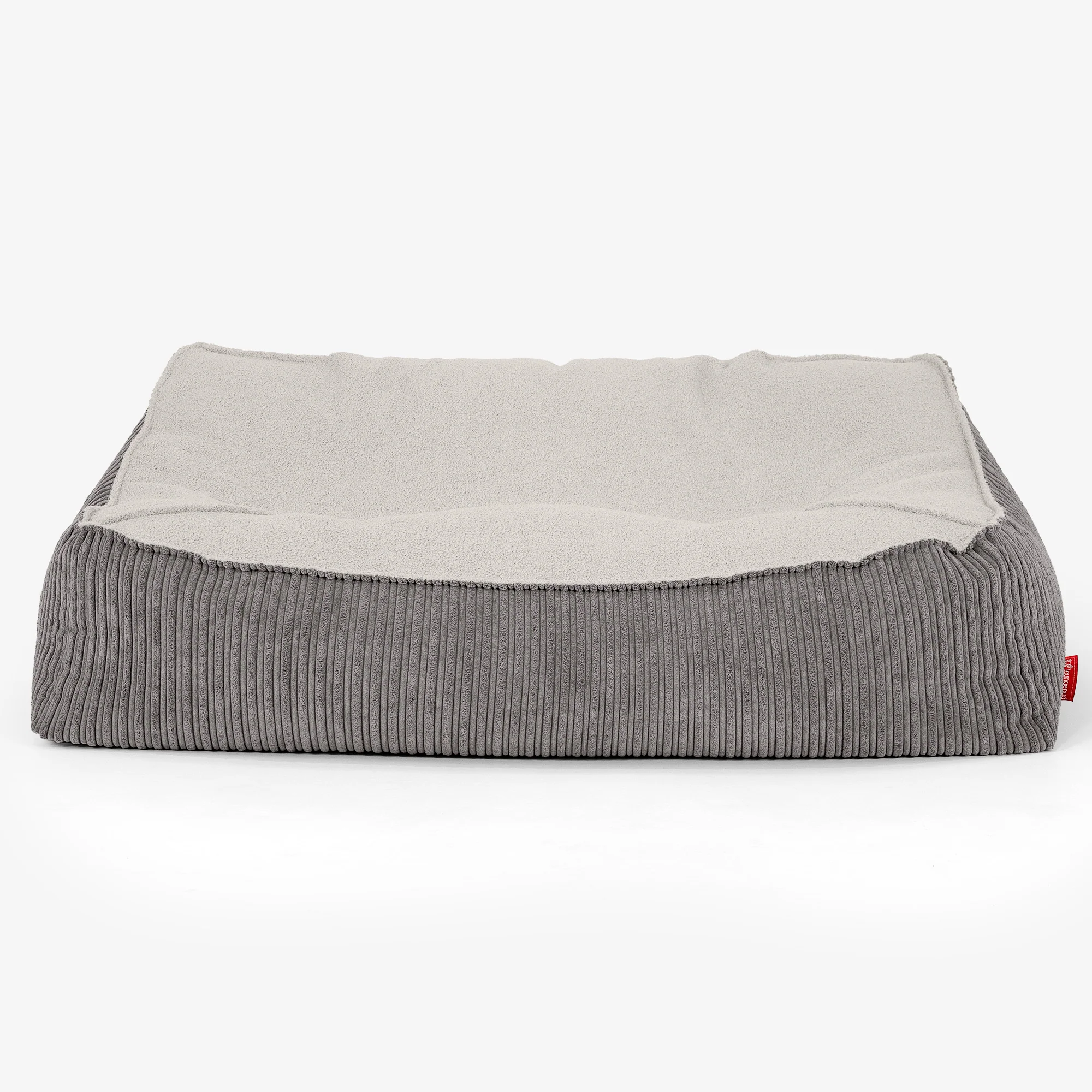 Saccosäcksoffan Sloucher - Boucle & Manchestertyg Grafitgrå - Image 2