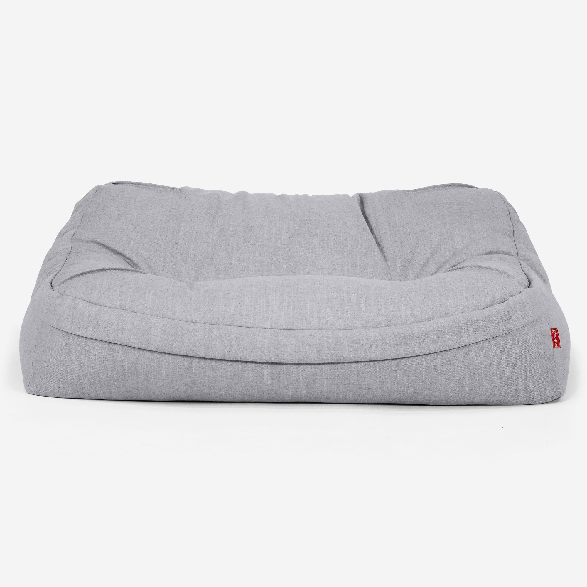 Saccosäcksoffan Sloucher - Linneutseende Silverfärgad - Image 2