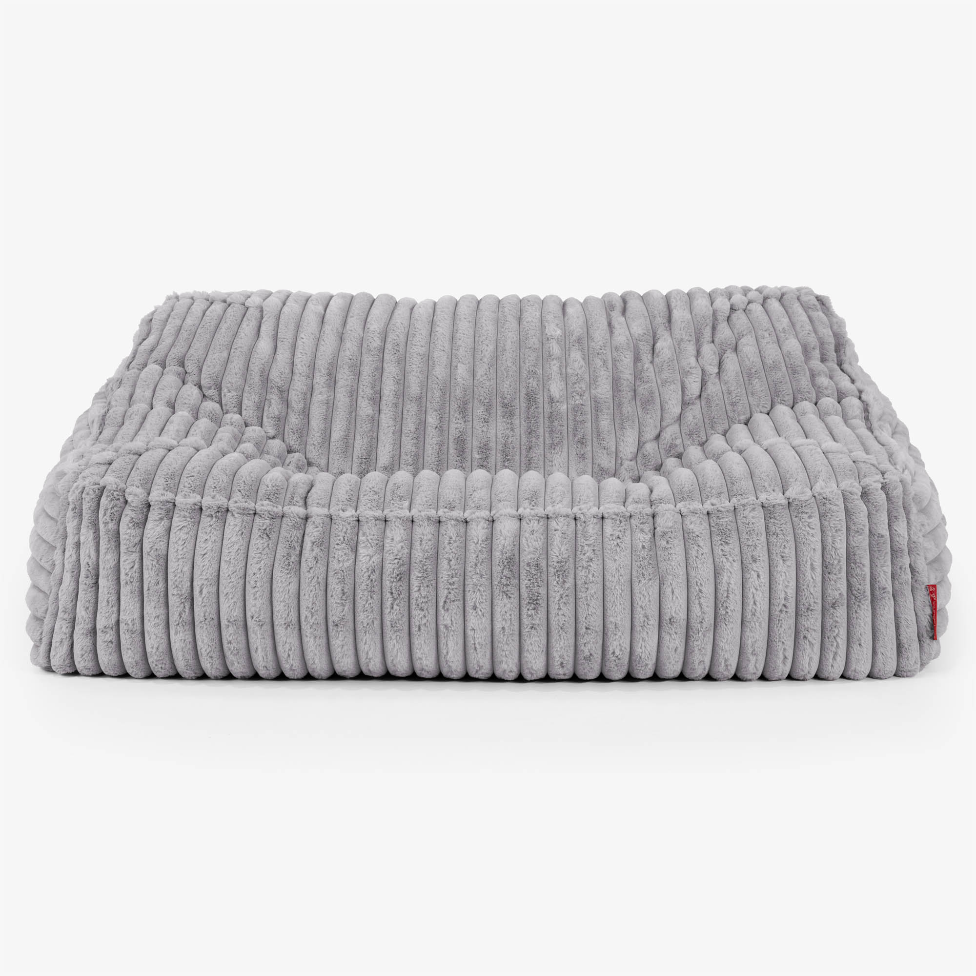 Saccosäcksoffan Sloucher - Ultraplyschmanchestertyg Grå - Image 2