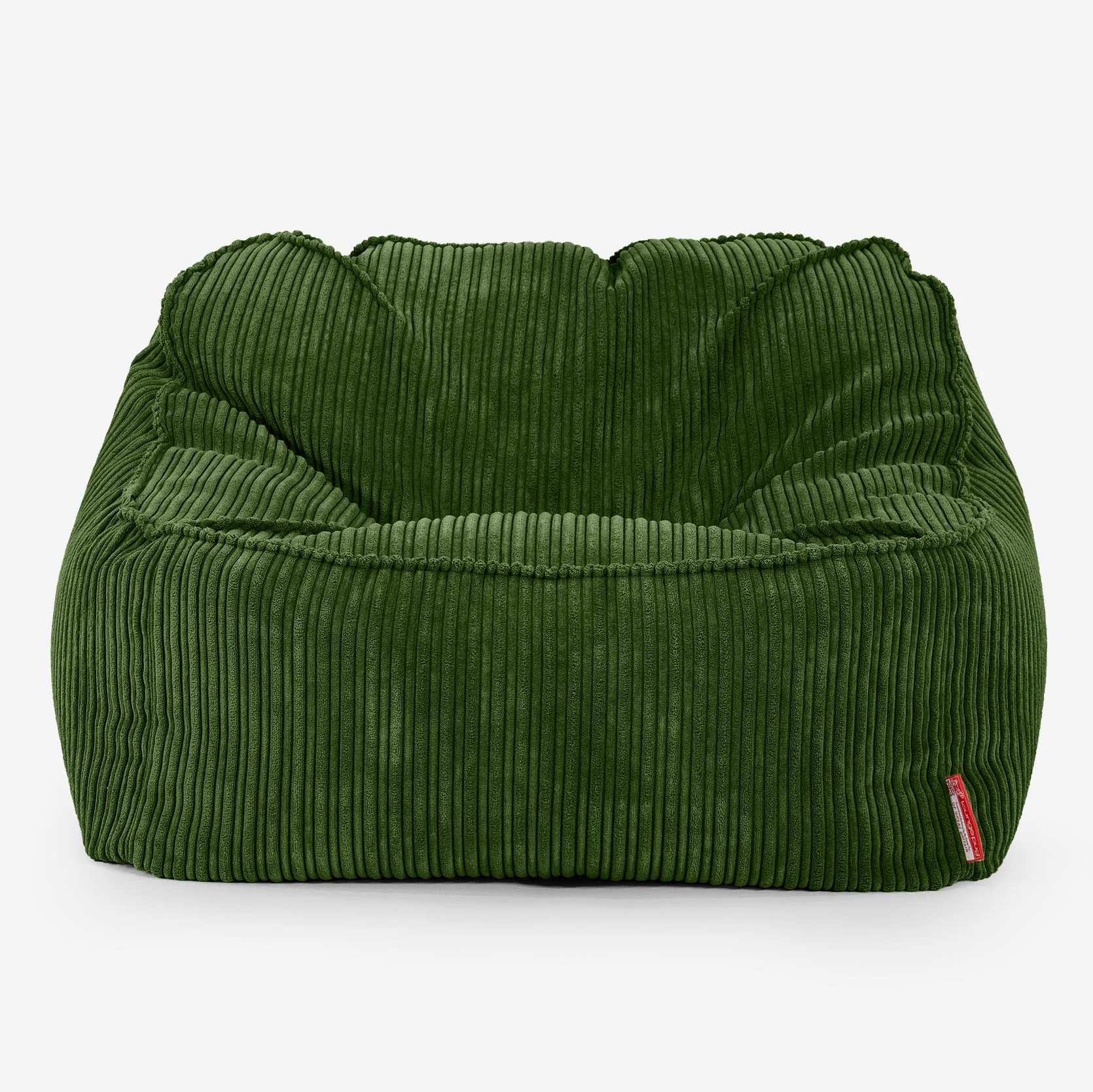 Saccosäckstolen Sloucher - Klassisk Manchestertyg Skogsgrön - Image 2