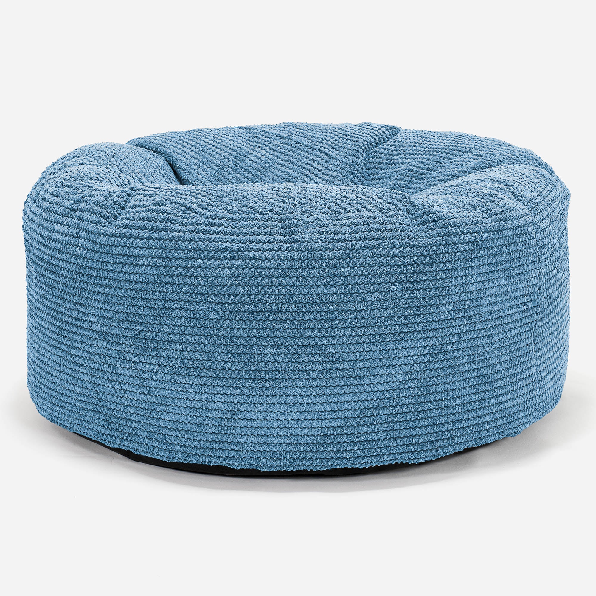Sittpuff Rund - Pom-pom Himmelsblå