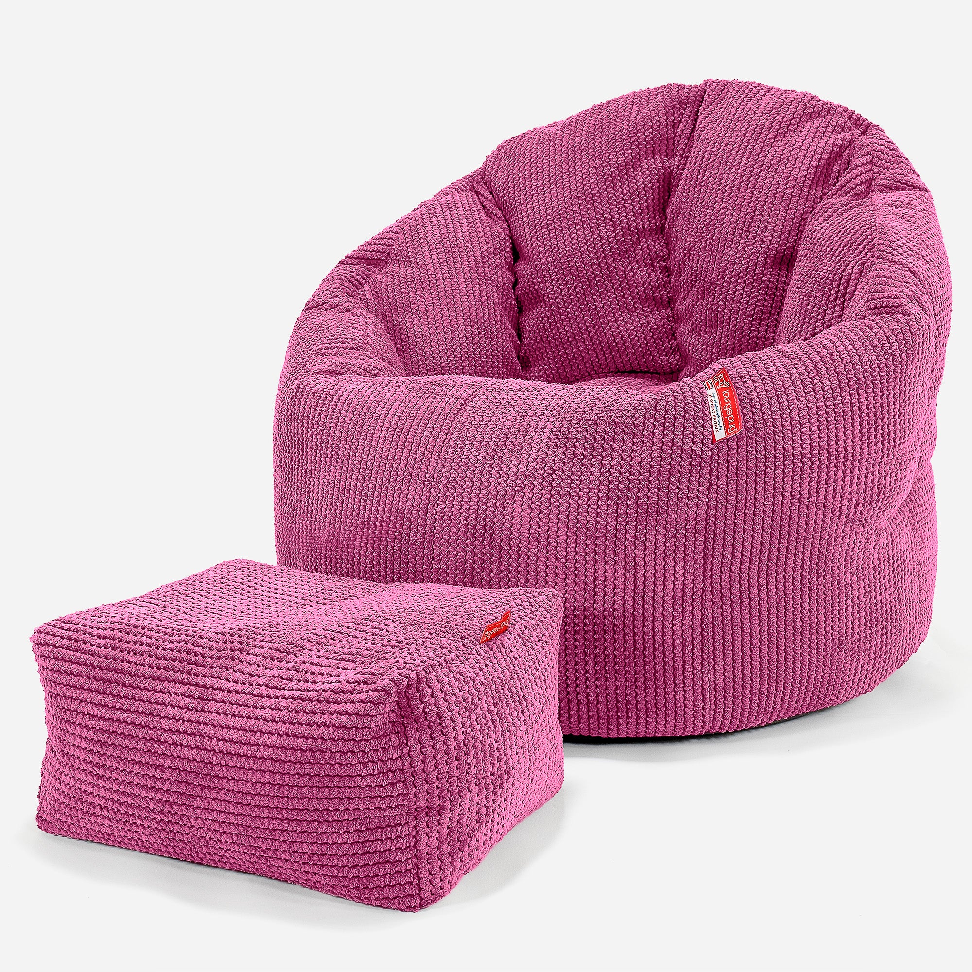 Sittsäck Fåtölj 'Kram' - Pom-pom Rosa - Image 2