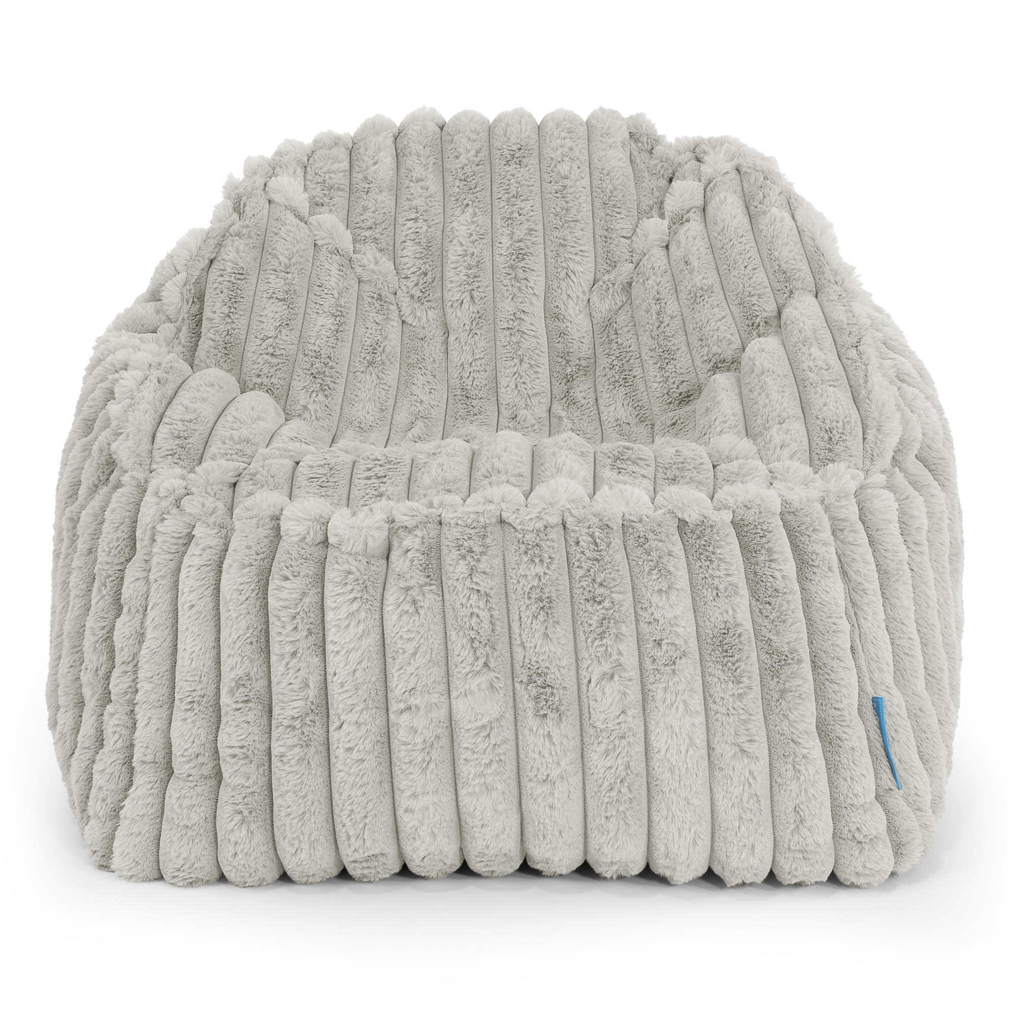 Sloucher Saccosäck för Barn 2-6 år - Ultraplyschmanchestertyg Salviagrön - Image 2