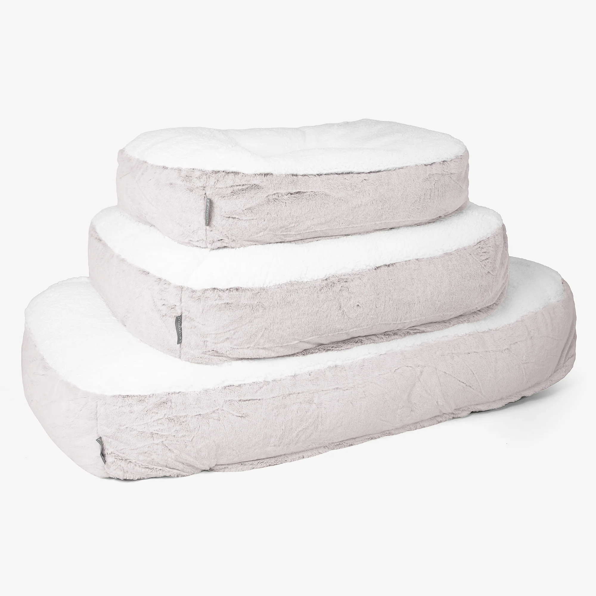 Sloucher Stor Hundsäng - Fuskkaninpäls Gammelrosa - Image 2