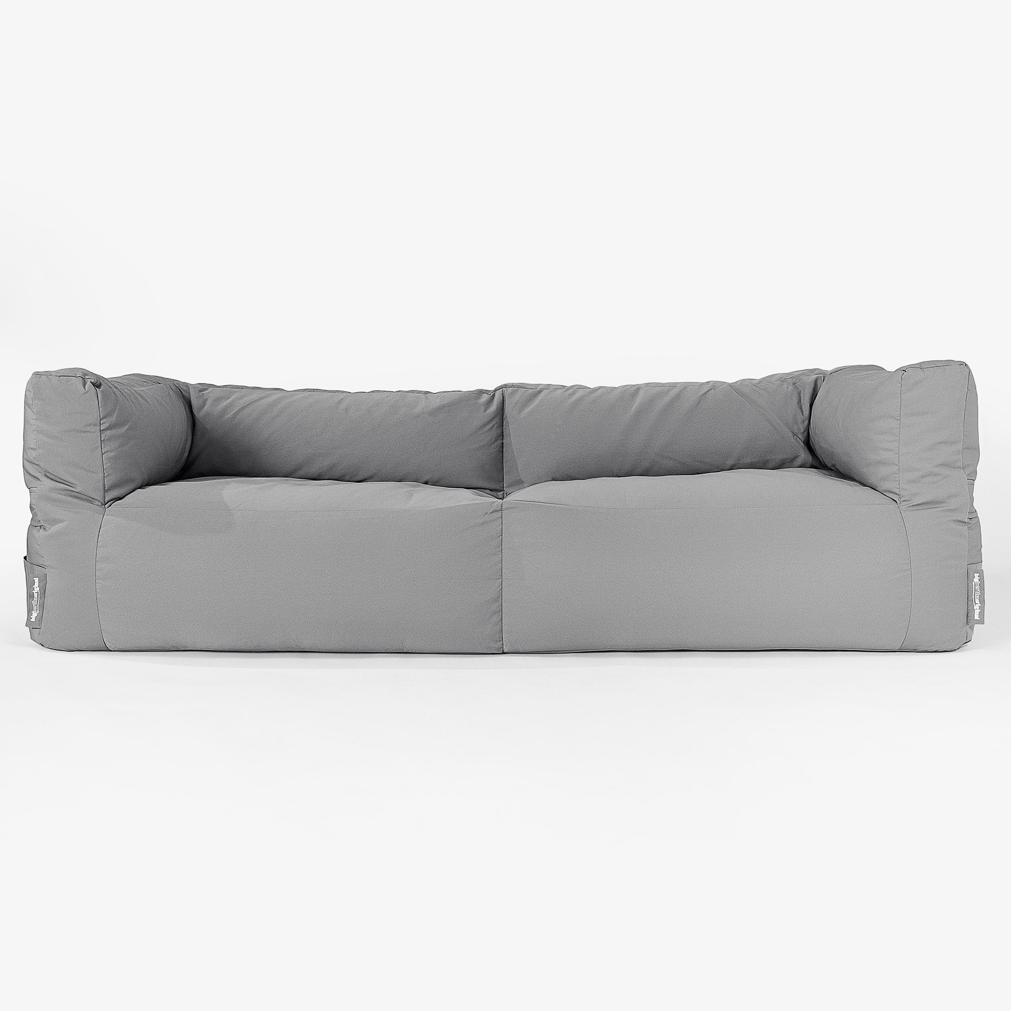 SoleiStorm™ Ultra 2000 h+ 3-sitsig Saccosäckssoffa för Utomhusbruk - Mellangrå