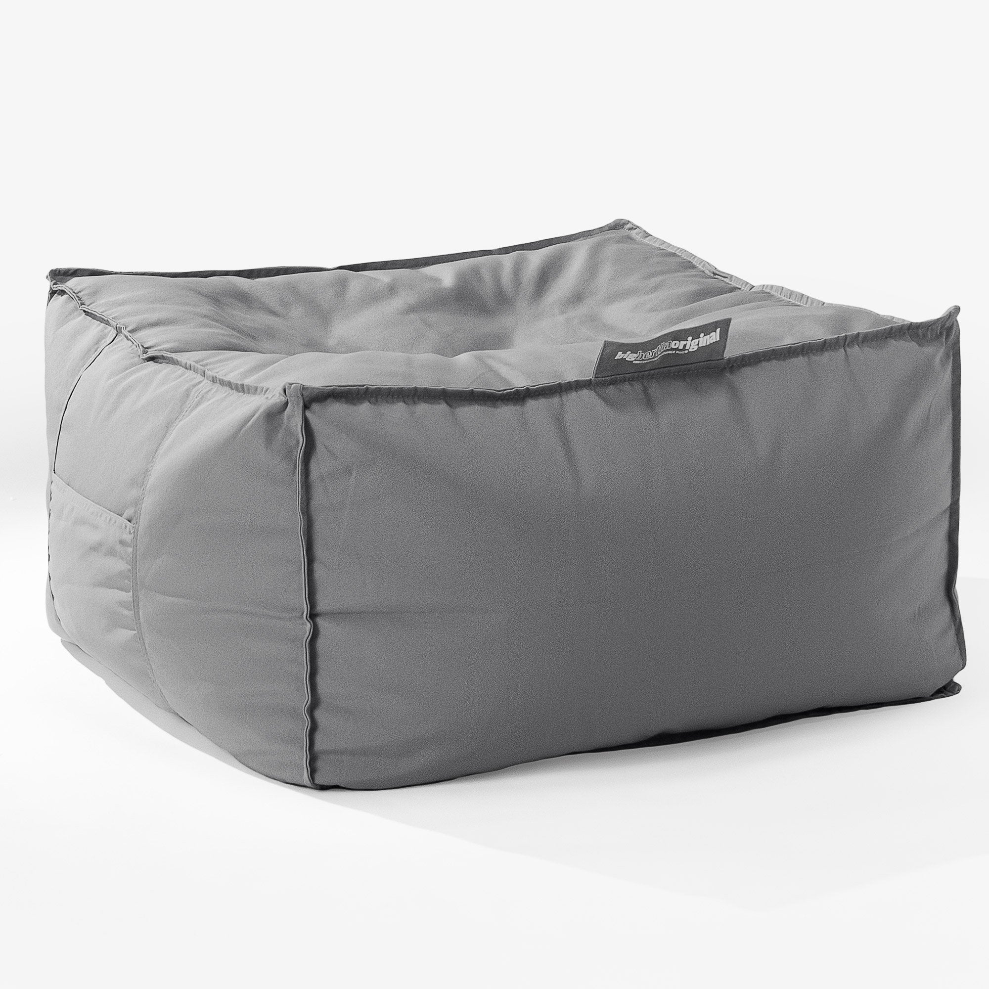 SoleiStorm™ Ultra 2000 h+ Sittpuff Fyrkantig för Utomhusbruk - Mellangrå
