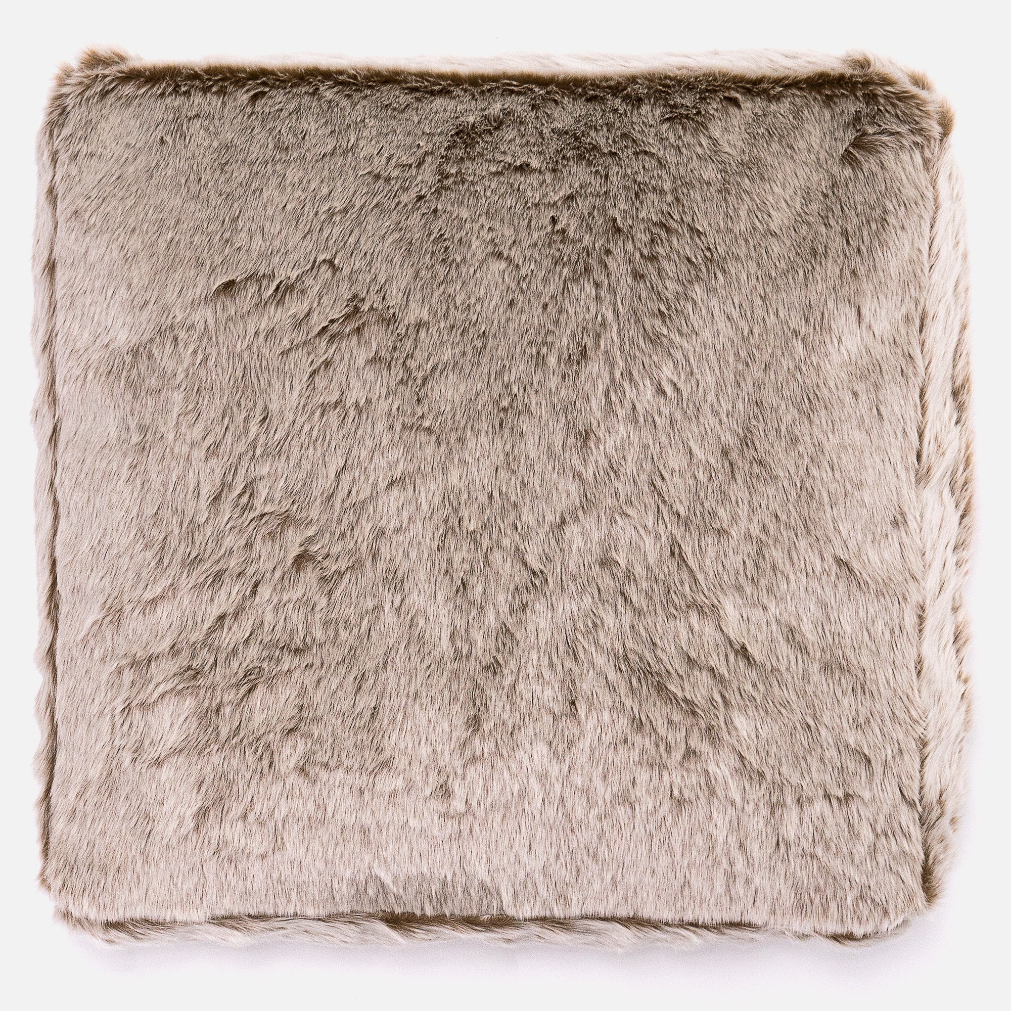 Stor Golvkudde - Fuskkaninpäls Gyllenbrun - Image 3