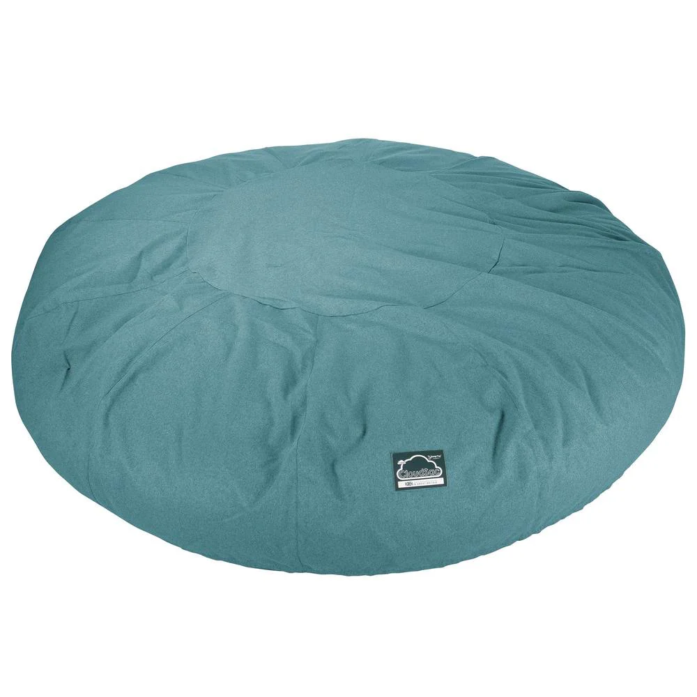 Titanic Saccosäcksoffa XXXXXL C5000-L, CloudSac Memoryskum - Interalli-ull Cyan - Image 6