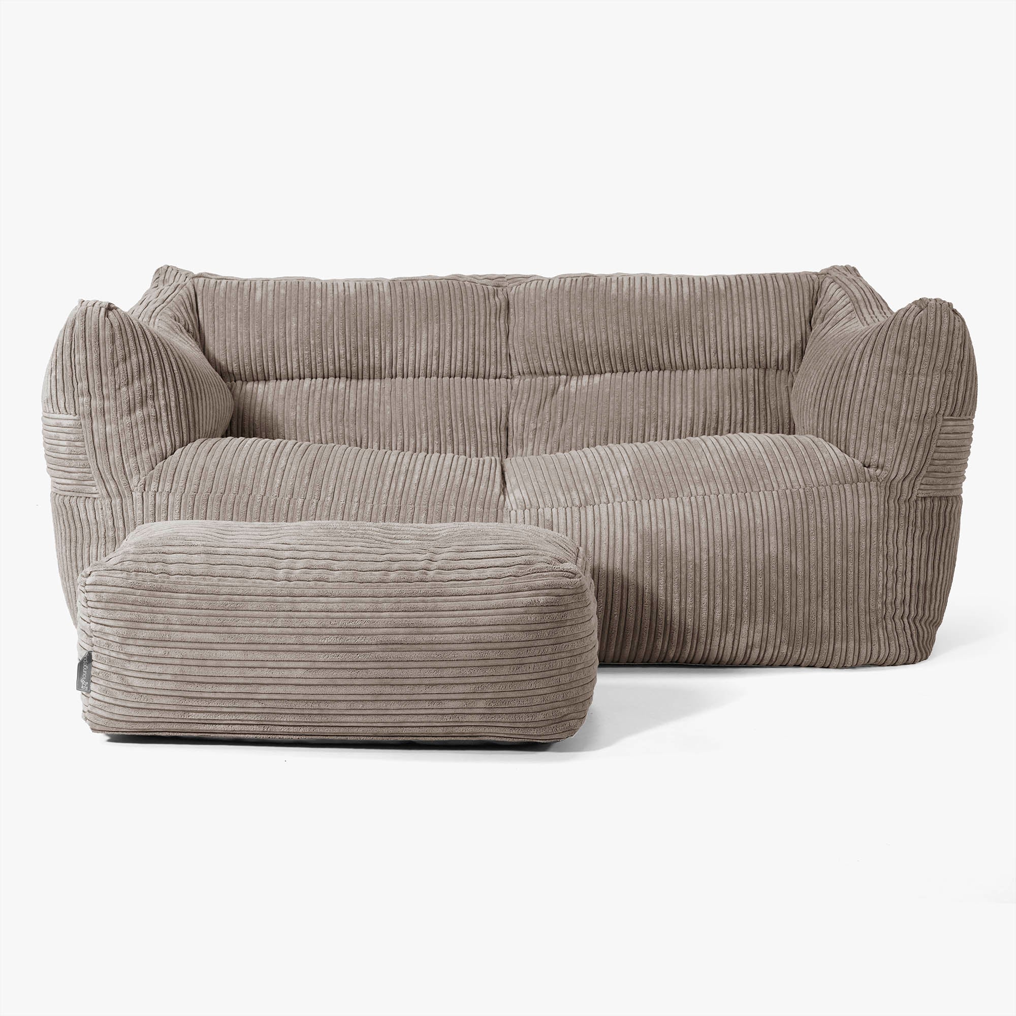 Victor Saccosäcksoffa - Klassisk Manchestertyg Duvgrå - Image 2